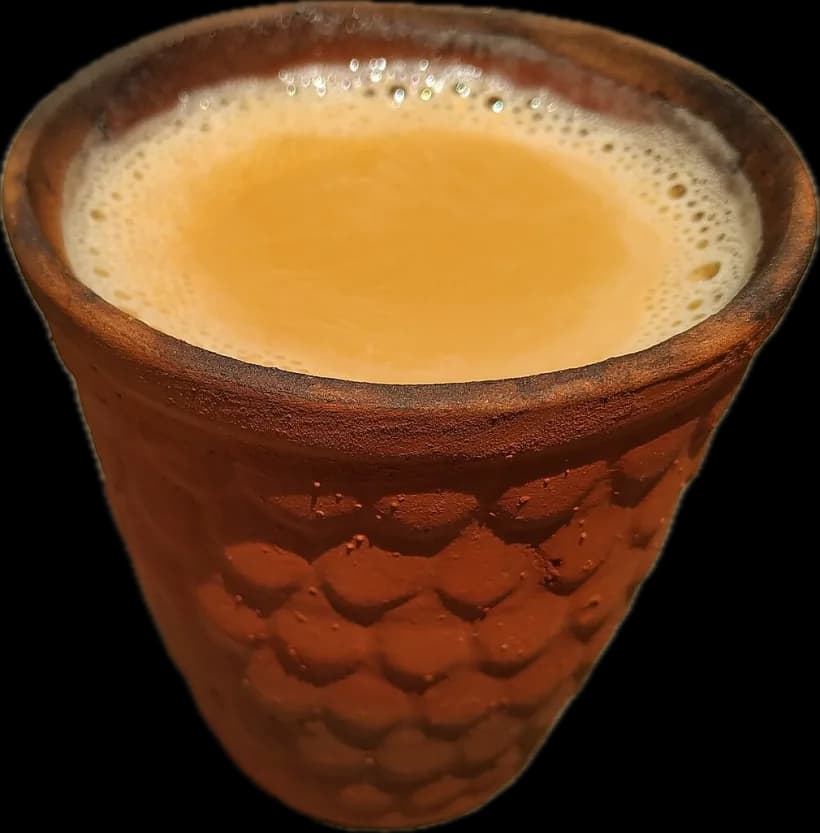 Milky tea in a clay bhaar