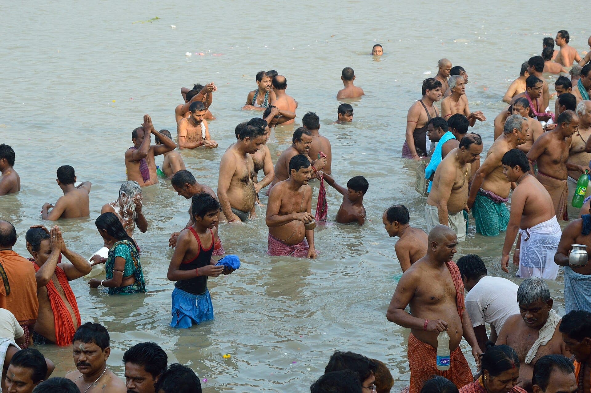 Ghat Bathing